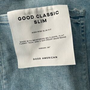 Good American Good Classic Slim Jeans